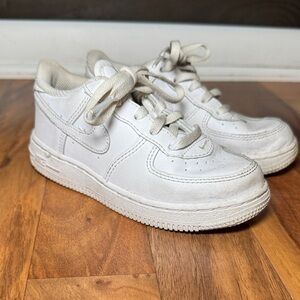 Nike Air Force 1 toddler little kids size 9.5 sneakers/ shoes white